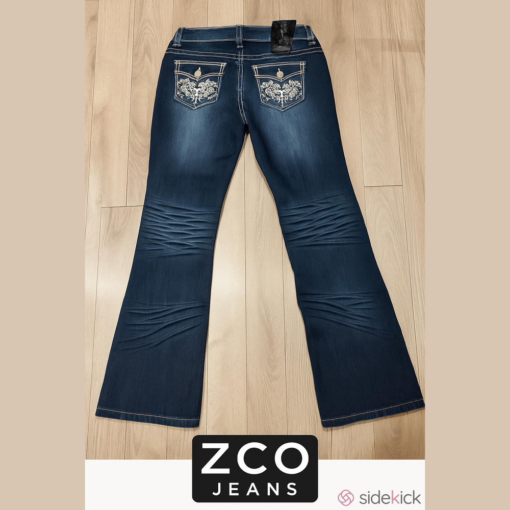ZCO Jeans Size 13 Dark Wash Rhinestone. NWT